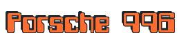 Rendering -Porsche 996 - using Computer Font