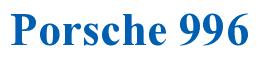Rendering -Porsche 996 - using Times New Roman Bold