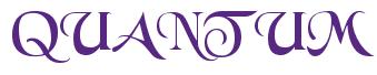 Rendering -QUANTUM - using Black Chancery