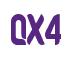 Rendering -QX4 - using Callimarker