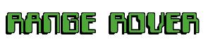 Rendering -RANGE ROVER - using Computer Font