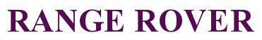 Rendering -RANGE ROVER - using Times New Roman Bold