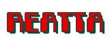 Rendering -REATTA - using Computer Font