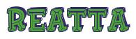 Rendering -REATTA - using FinkBold