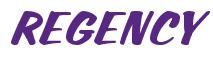 Rendering -REGENCY - using Casual Script