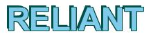 Rendering -RELIANT - using Arial Bold