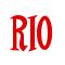 Rendering -RIO - using Cooper Latin