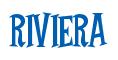 Rendering -RIVIERA - using Cooper Latin