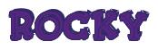 Rendering -ROCKY - using FinkBold