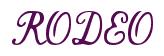 Rendering -RODEO - using Commercial Script