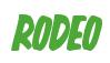 Rendering -RODEO - using Big Nib