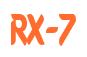Rendering -RX-7 - using Callimarker