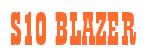 Rendering -S10 BLAZER - using Bill Board