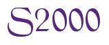Rendering -S2000 - using Black Chancery