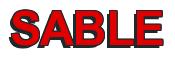 Rendering -SABLE - using Arial Bold