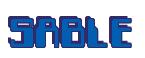Rendering -SABLE - using Computer Font