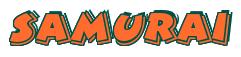 Rendering -SAMURAI - using Comic Strip
