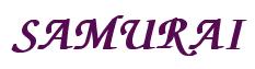 Rendering -SAMURAI - using Zapf Chancery