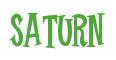Rendering -SATURN - using Cooper Latin