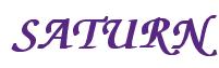 Rendering -SATURN - using Zapf Chancery