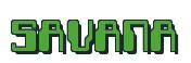 Rendering -SAVANA - using Computer Font