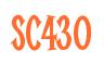 Rendering -SC430 - using Cooper Latin