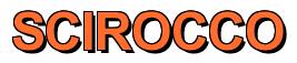 Rendering -SCIROCCO - using Arial Bold