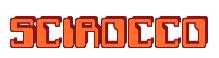 Rendering -SCIROCCO - using Computer Font