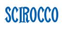 Rendering -SCIROCCO - using Cooper Latin