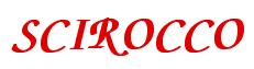 Rendering -SCIROCCO - using Zapf Chancery