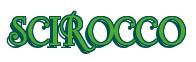 Rendering -SCIROCCO - using Fonteroy Brown