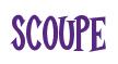 Rendering -SCOUPE - using Cooper Latin