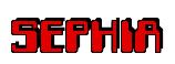 Rendering -SEPHIA - using Computer Font