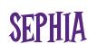 Rendering -SEPHIA - using Cooper Latin