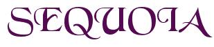 Rendering -SEQUOIA - using Black Chancery