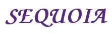Rendering -SEQUOIA - using Zapf Chancery