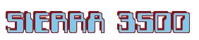 Rendering -SIERRA 3500 - using Computer Font