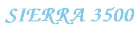 Rendering -SIERRA 3500 - using Zapf Chancery