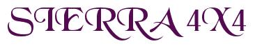 Rendering -SIERRA 4X4 - using Black Chancery