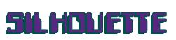 Rendering -SILHOUETTE - using Computer Font
