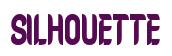 Rendering -SILHOUETTE - using Callimarker