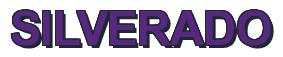 Rendering -SILVERADO - using Arial Bold