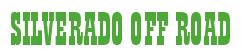Rendering -SILVERADO OFF ROAD - using Bill Board