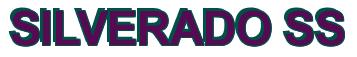 Rendering -SILVERADO SS - using Arial Bold