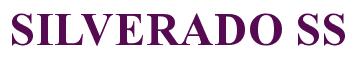 Rendering -SILVERADO SS - using Times New Roman Bold