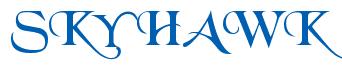 Rendering -SKYHAWK - using Black Chancery