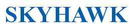 Rendering -SKYHAWK - using Times New Roman Bold