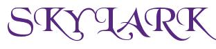 Rendering -SKYLARK - using Black Chancery