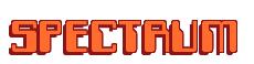 Rendering -SPECTRUM - using Computer Font
