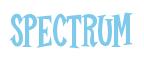 Rendering -SPECTRUM - using Cooper Latin